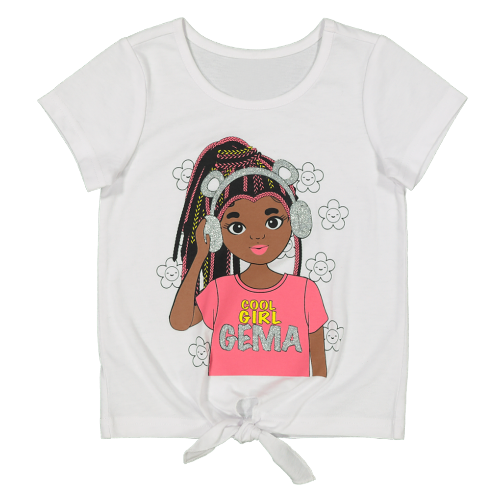 Girls' White Gema Tops