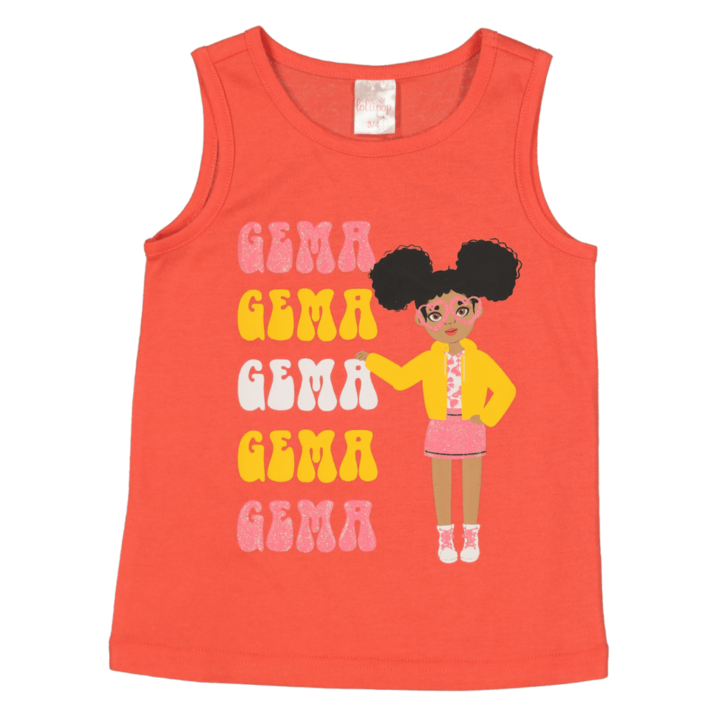 Girls' Gema Red Leggings