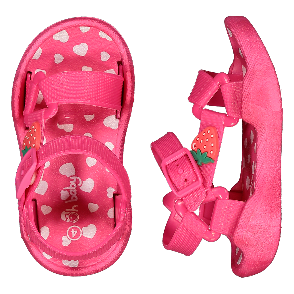 Little girl store pink sandals