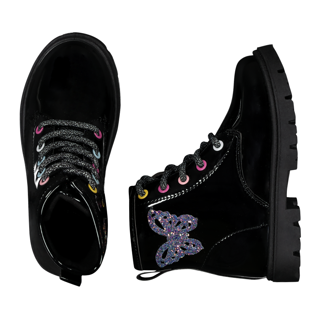 Girls' Black Boots