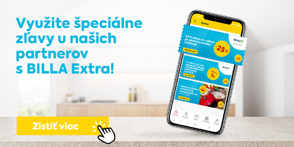 BILLA EXTRA vám prináša výhodné ponuky a špeciálne zľavy od našich partnerov.