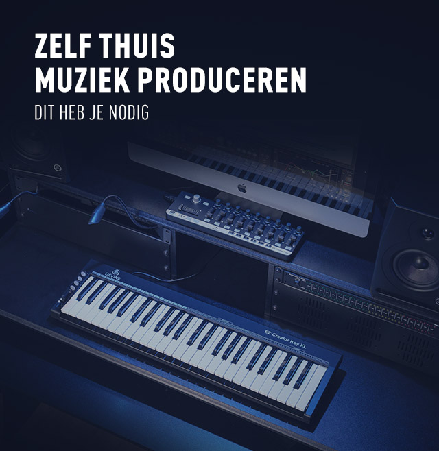 Zelf thuis muziek produceren