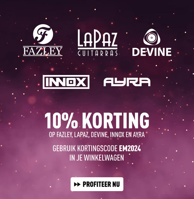 10% korting op alle Fazley, Ayra, LaPaz, Innox en Devine producten