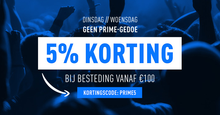 5% korting