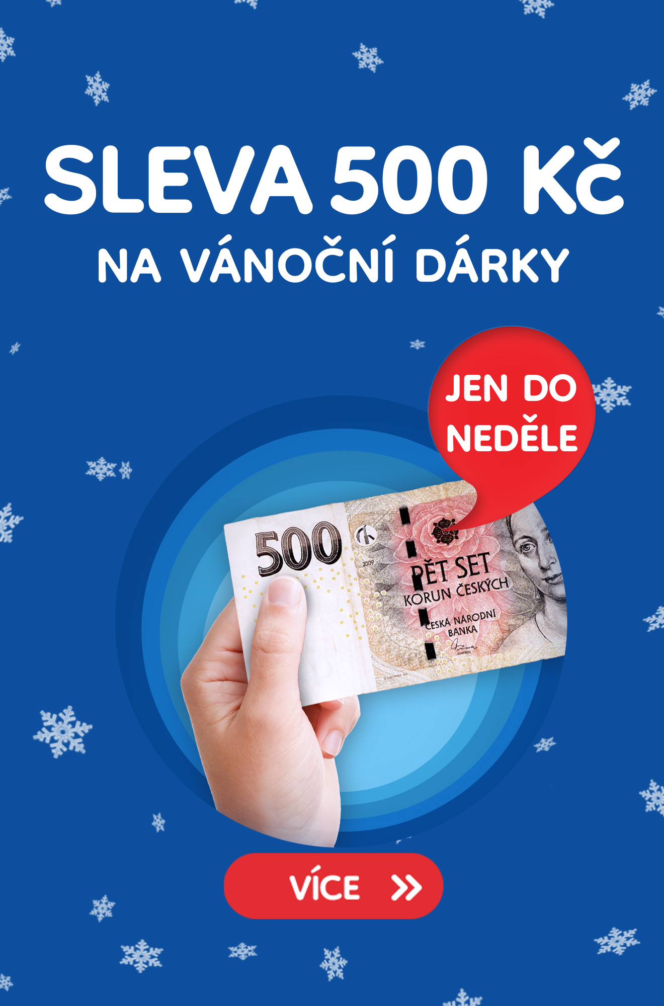 SLEVA 500 Kč nad 3 500 Kč