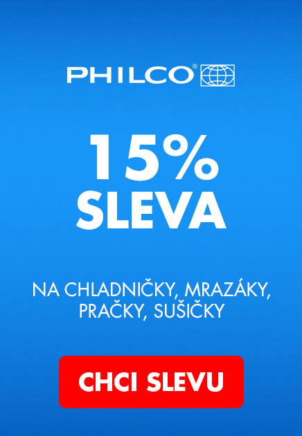 PHILCO -15% na lednice, mrazáky, pračky, sušičky
