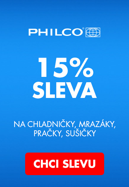 PHILCO -15% na lednice, mrazáky, pračky, sušičky