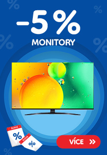 SLEVA 5% NA MONITORY