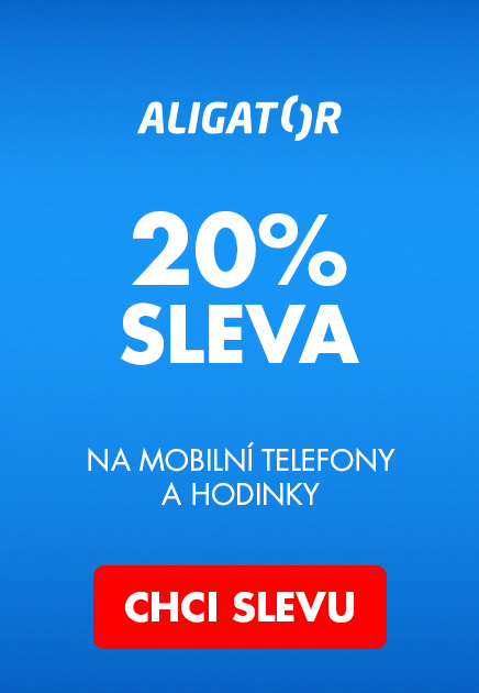 ALIGATOR -20% na telefony a hodinky