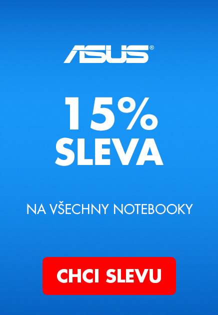 ASUS -15% na notebooky