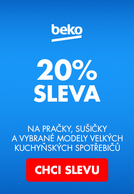 BEKO -20% na vybrané spotřebiče