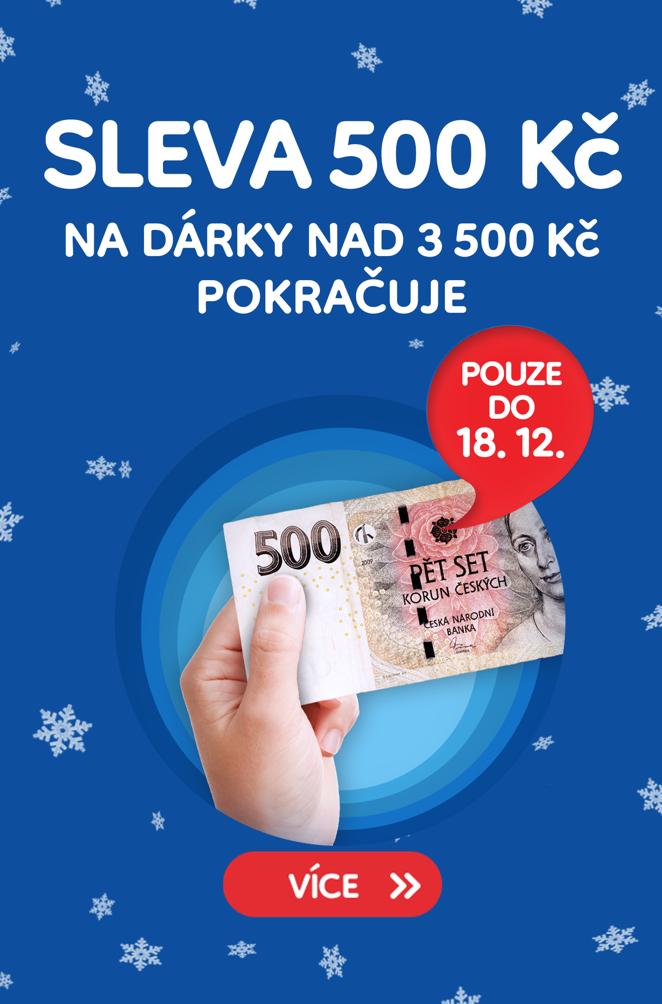 SLEVA 500 Kč nad 3 500 Kč