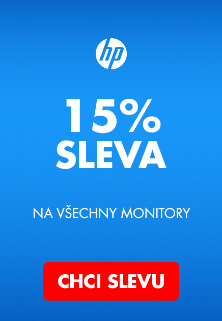 HP -15% na všechny monitory