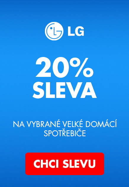LG -20% na vybrané velké spotřebiče