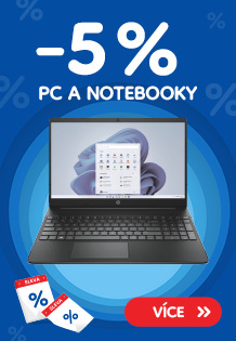 SLEVA 5% NA NOTEBOOKY A PC