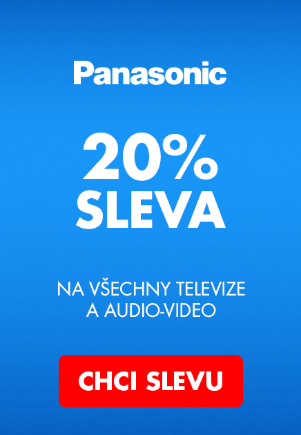 PANASONIC -20% na TV a Audio - Video