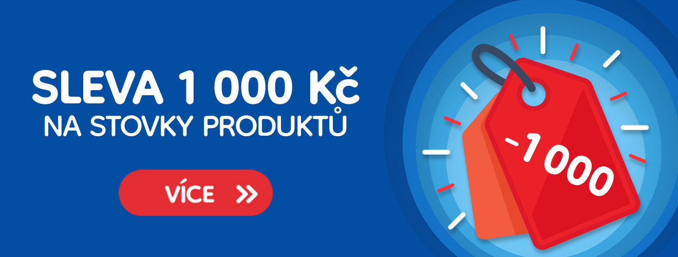 SLEVA 1 000 Kč na stovky produktů