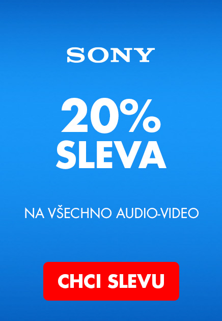 SONY -20% na všechno Audio - Video