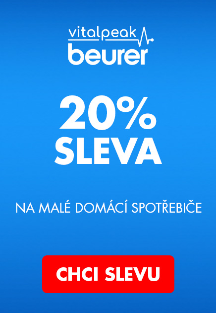 VITALPEAK, BEURER -20% na malé spotřebiče