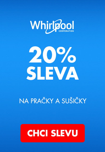 WHIRLPOOL -20% na pračky a sušičky