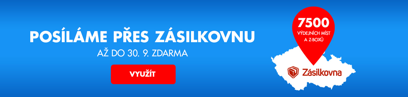 Posíláme přes Zásilkovnu zdarma
