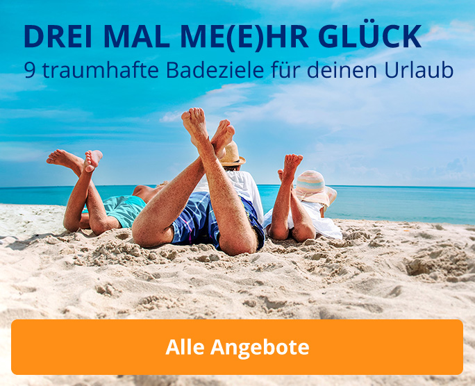 Neun traumhafte Badeziele für deinen Urlaub