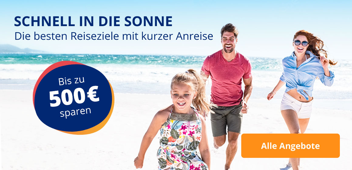 Die besten Reiseziele mit kurzer Anreise