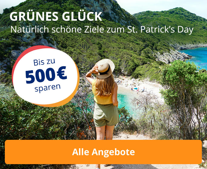 Grüne Reiseziele zum St. Patrick's Day