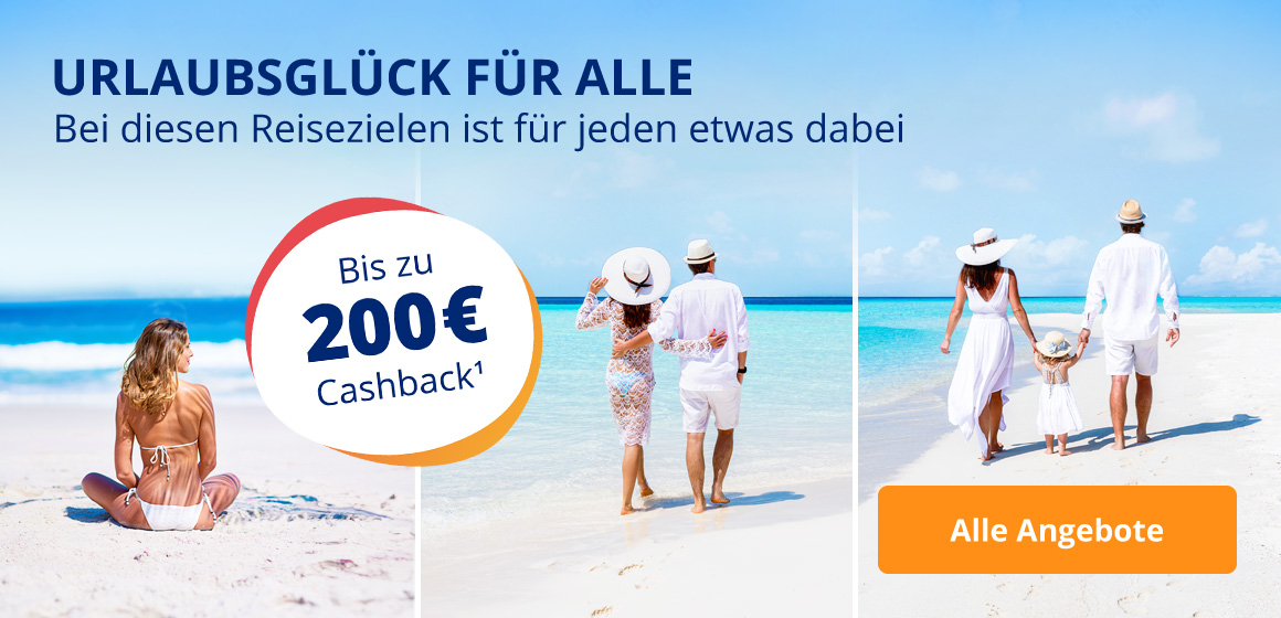 Die besten Reiseziele für Familien, Paare & Singles