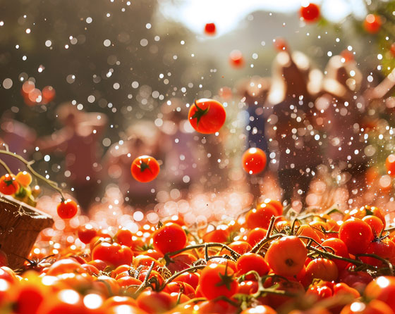 La Tomatina, Spanien