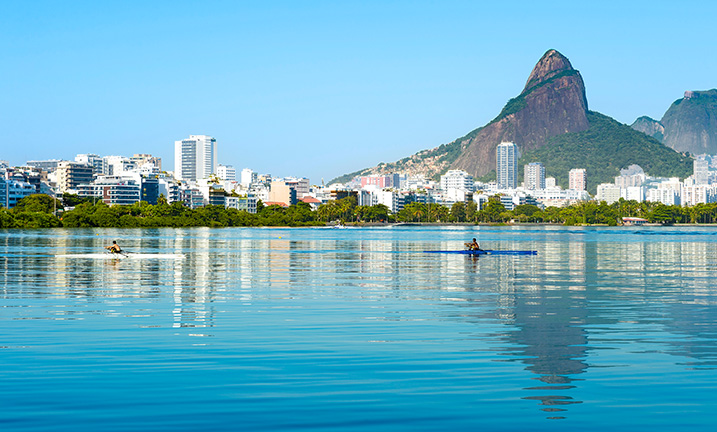 Lagoa Rodrigo de Freitas, Brasilien