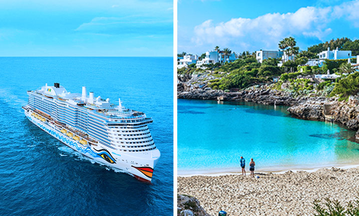 AIDA-Kreuzfahrt im Mittelmeer