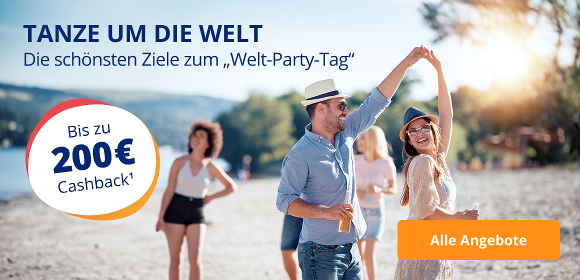 Die schönsten Ziele zum „Welt-Party-Tag