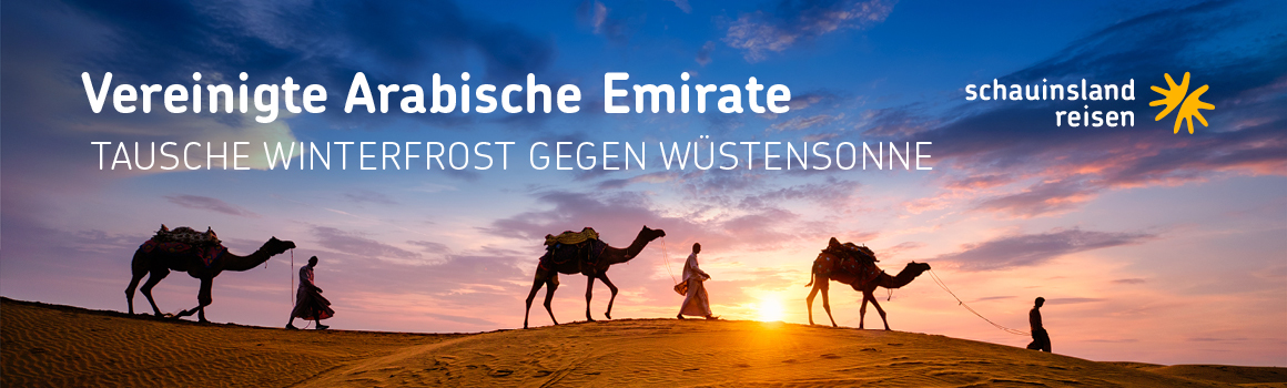 Angebote in den Vereinigten Arabischen Emiraten von schauinsland-reisen