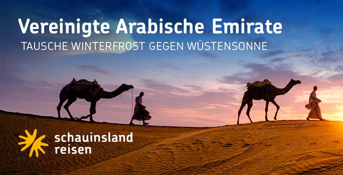 Angebote in den Vereinigten Arabischen Emiraten von schauinsland-reisen