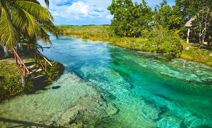 Laguna Bacalar, Mexiko