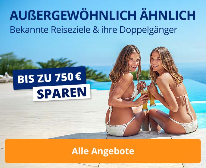 Bekannte Reiseziele und ihre Doppelgänger