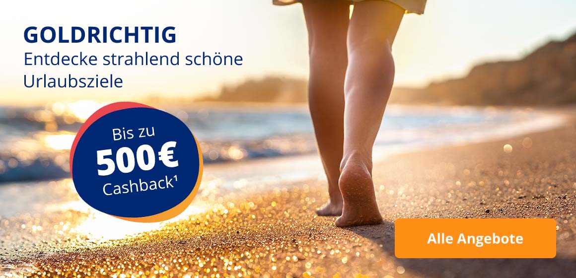 Goldrichtig - Entdecke strahlend schöne Urlaubsziele