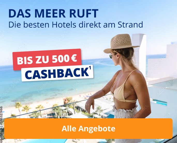 Die besten Hotels direkt am Strand