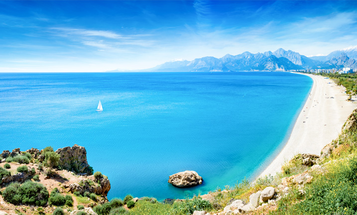 Sonnenbanden Türkische Riviera