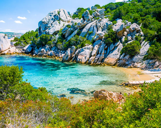 Insel Sardinien im Mittelmeer