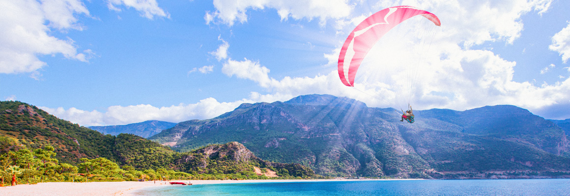 Paragliding in der Türkei
