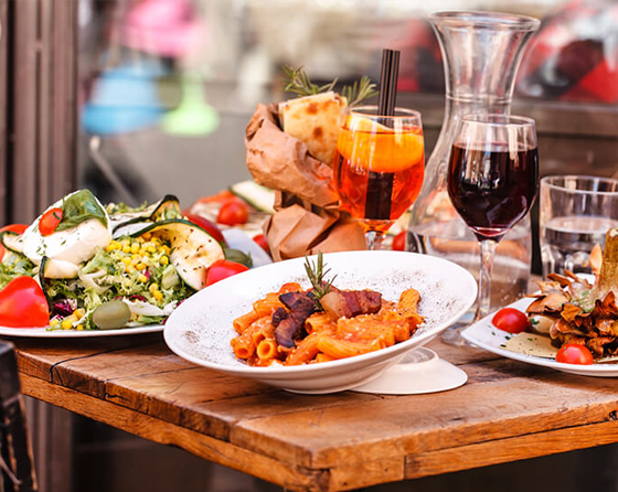 Italienisches Essen