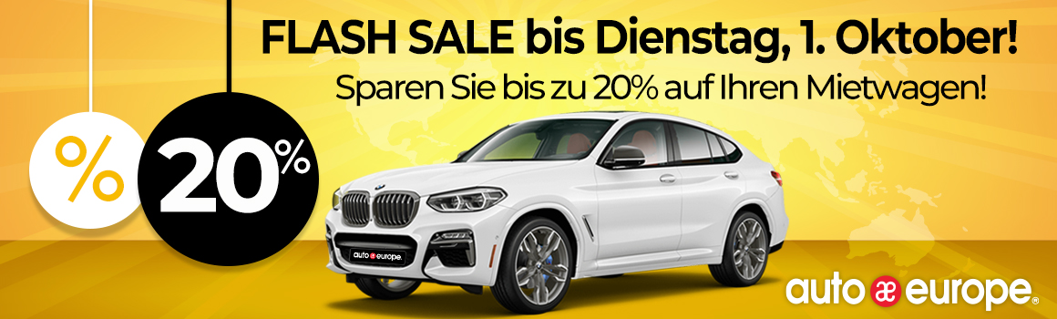 Flash Sale bei Auto Europe
