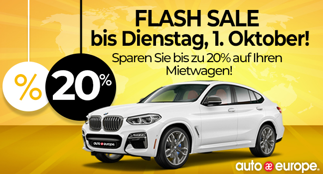 Flash Sale bei Auto Europe