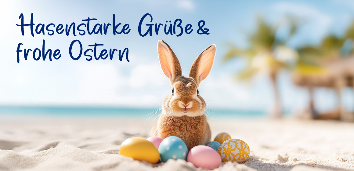 Hasenstarke Grüße & frohe Ostern