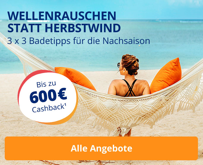3 x 3 Badetipps für die Nachsaison