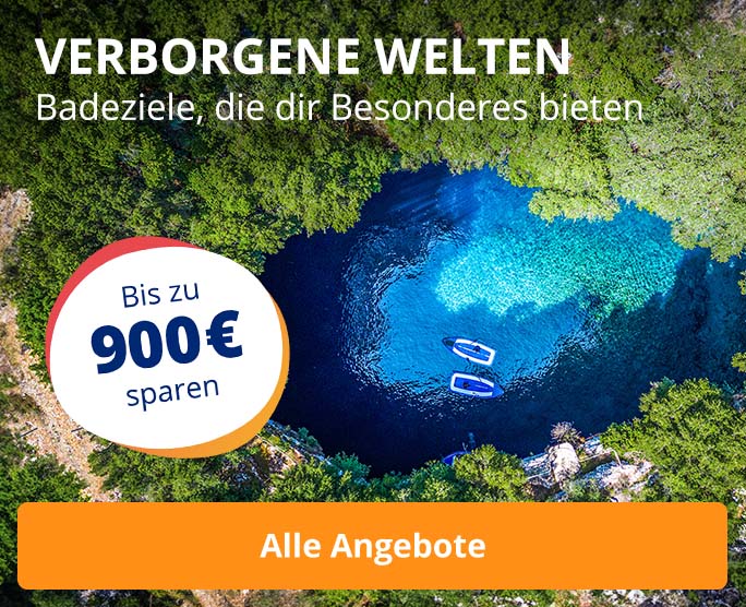 Badeurlaub trifft Höhlen