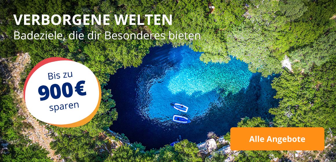 Badeurlaub trifft Höhlen