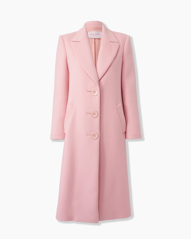 Single-Breasted Wool Coat